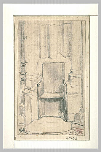 Fauteuil dans une église, à Tolède