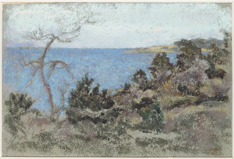 Paysage sur la côte de Provence