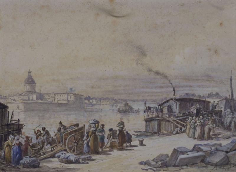 Les blanchisseuses au port de la Daurade, à Toulouse