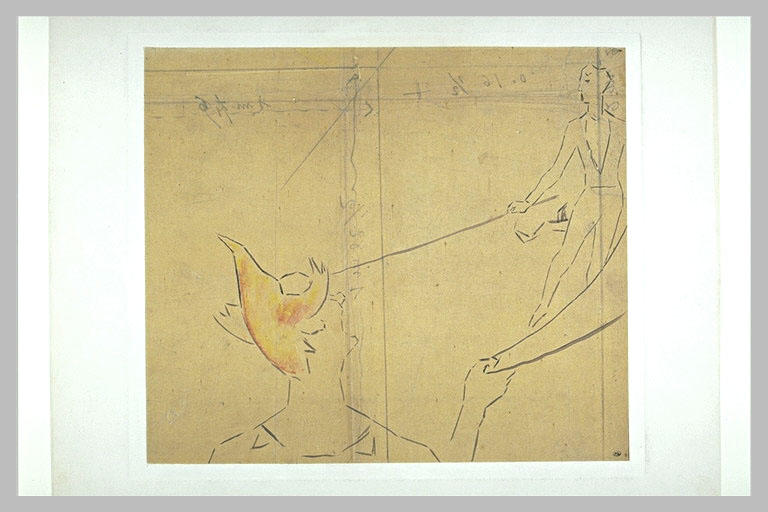 Etudes pour le clown et l'écuyer du Cirque