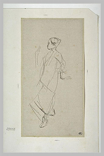 Annamite, esquissant un pas de danse [Exposition Universelle de 1889]