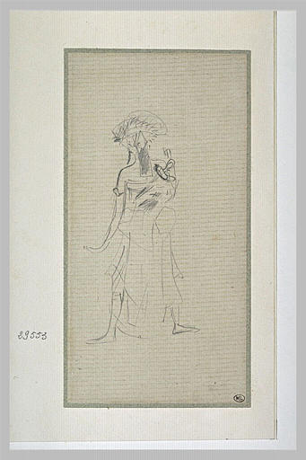 Danseuse javanaise vue de dos [Exposition Universelle de 1889]