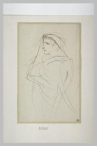 Sarah Bernhardt dans Phèdre au théâtre de la Renaissance