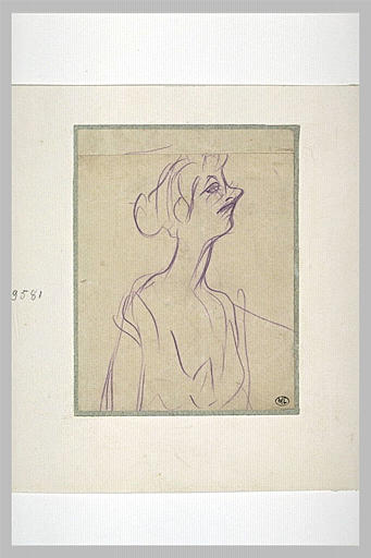 Yvette Guilbert en buste