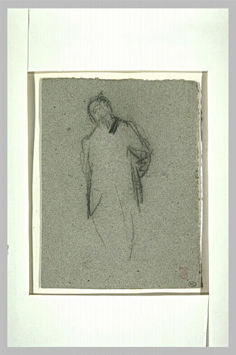 Napoléon III, de face, les mains derrière le dos