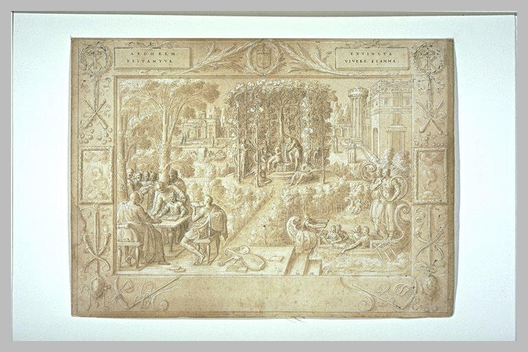 Le jeune roi apprenant les beaux-arts