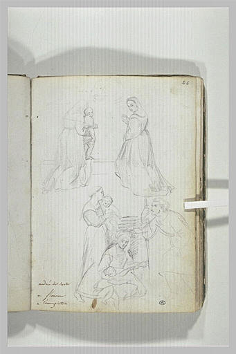 Etude d'après une composition religieuse