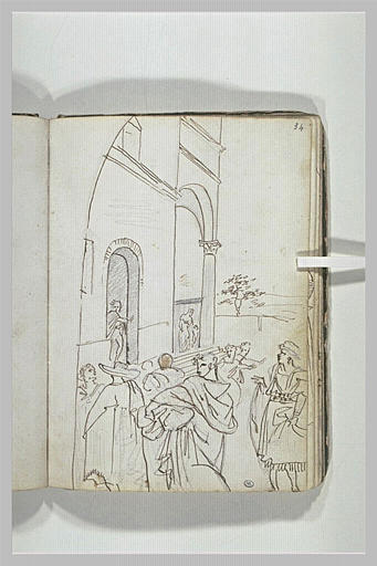 Etude d'après une composition avec plusieurs figures