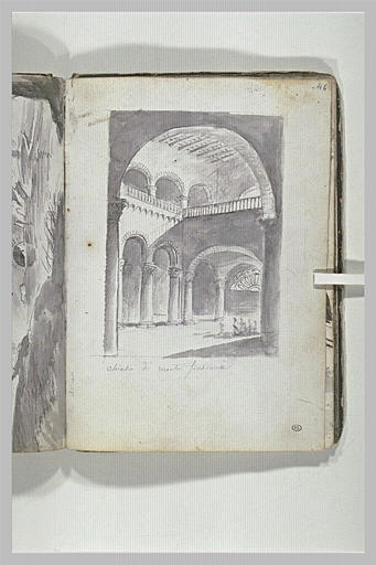 Vue d'un intérieur d'église