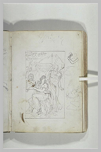 Composition allègorique : le Temps et les Arts ?