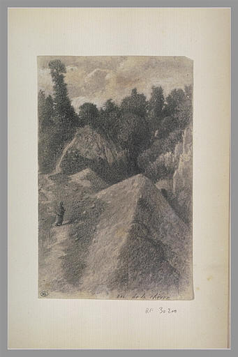Chemin à travers les rochers : Ru de la chèvre
