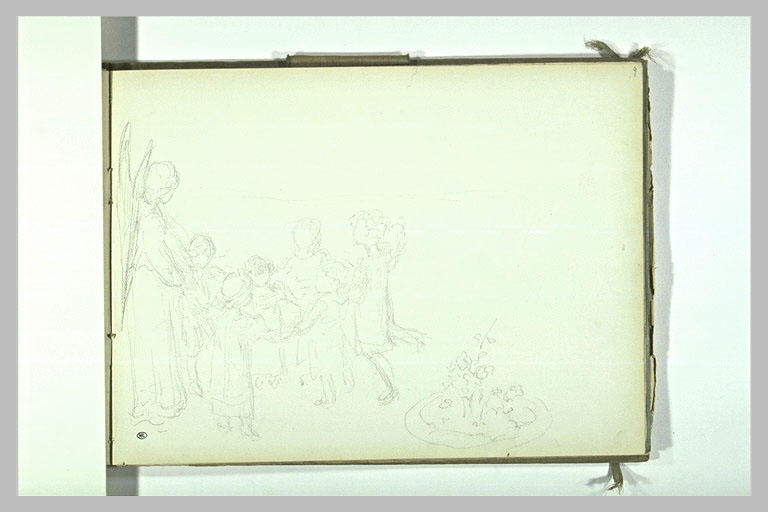Ange et petits enfants faisant une ronde
