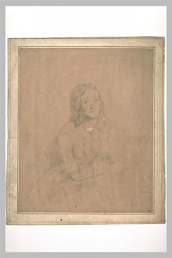 Portrait de femme assise
