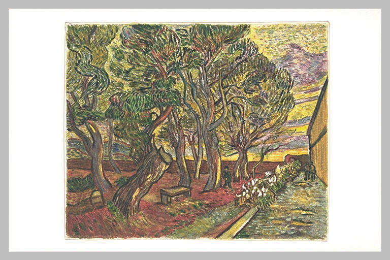 Le parc de l'asile Saint-Paul