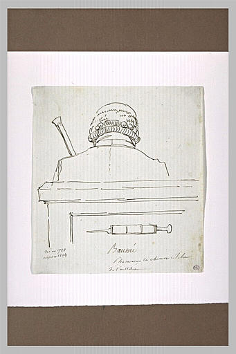 Caricature du pharmacien et chimiste Antoine Baumé