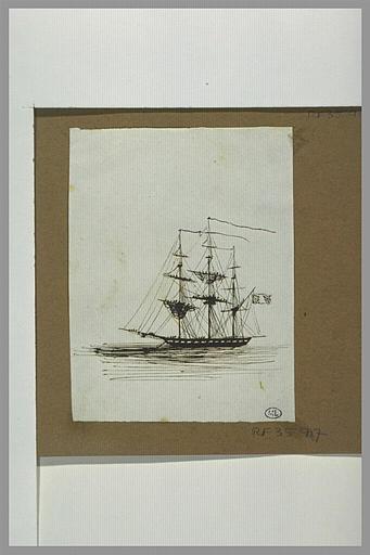 Bateau à voile, sur l'eau