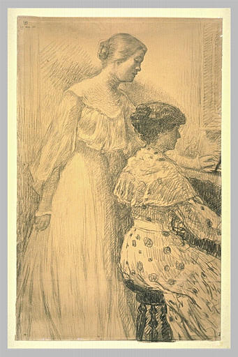 Deux femmes au piano