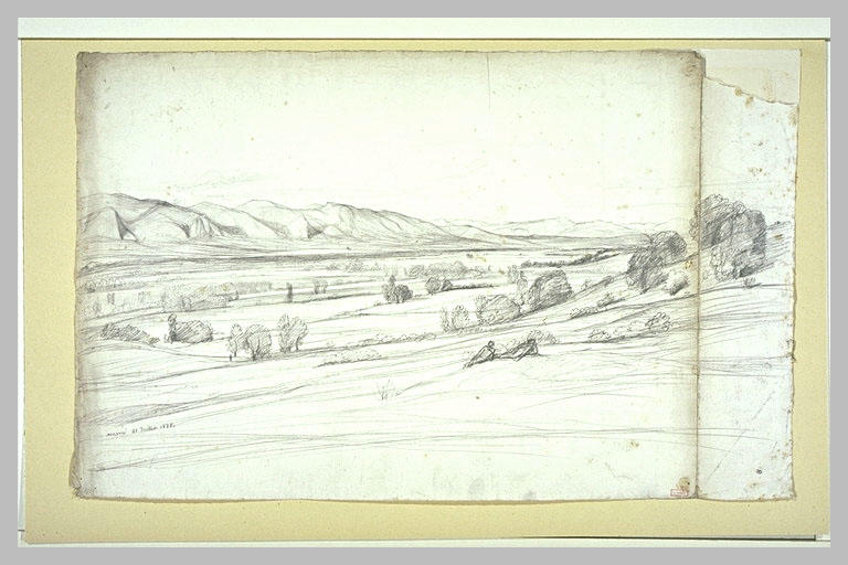 Vue panoramique d'une vallée près de Narni