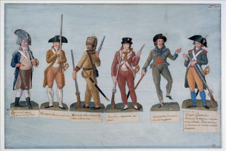 Sans-culottes en armes. (titre factice)