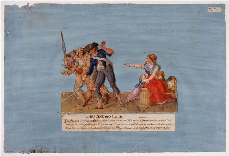 L'Héroïne de Milhier. (titre inscrit)