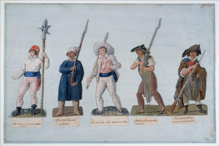 Sans-culottes en armes. (titre factice)