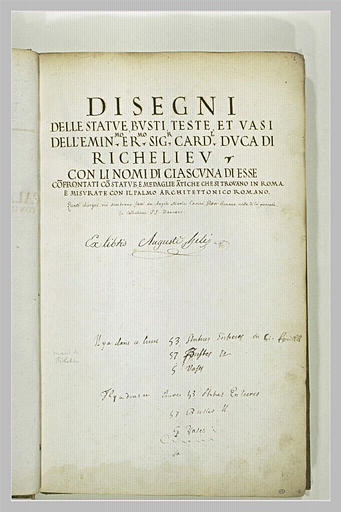 Page de titre en lettres capitales