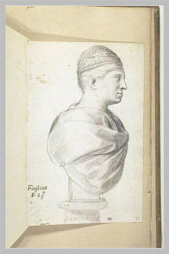 Buste représentant FAUSTINE