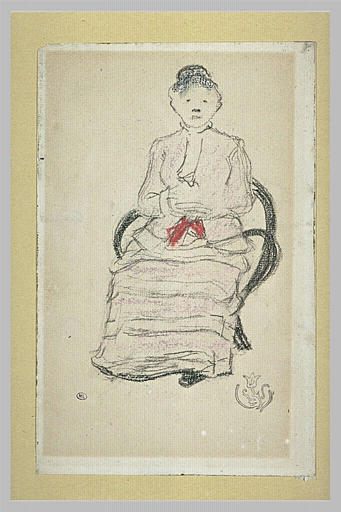 Madame Fontalirand assise de face