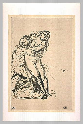 Couple enlacé