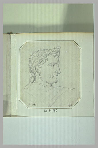 Buste de Napoléon Ier lauré