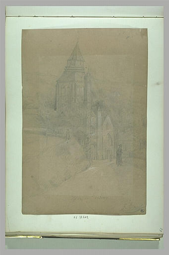 Vue de l'église de Saint Valéry