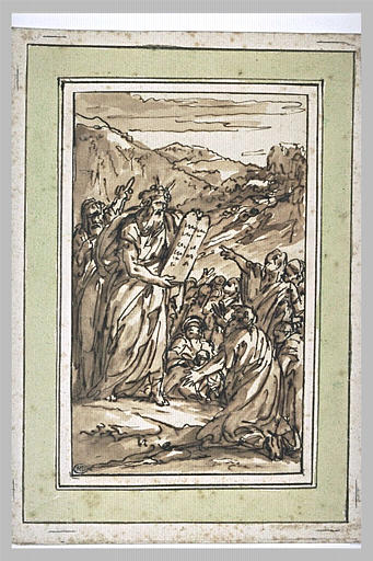 Moïse apportant les tables de la Loi