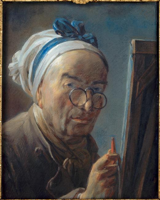 Autoportrait de Chardin à son chevalet