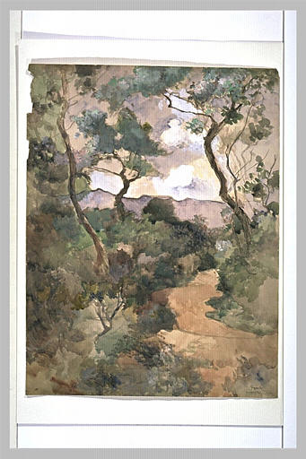 Les arbres agités : arbres et buissons au feuillage vert