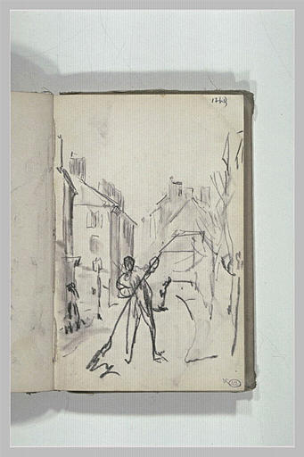 Balayeur dans une rue