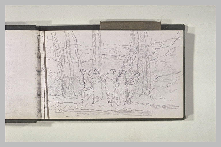 Ronde de femmes dans un sous-bois