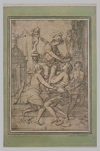 Les Beaux-Arts couronnés par Minerve