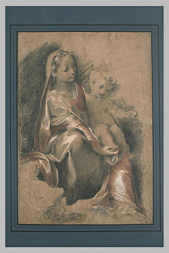 La Vierge tenant l'Enfant