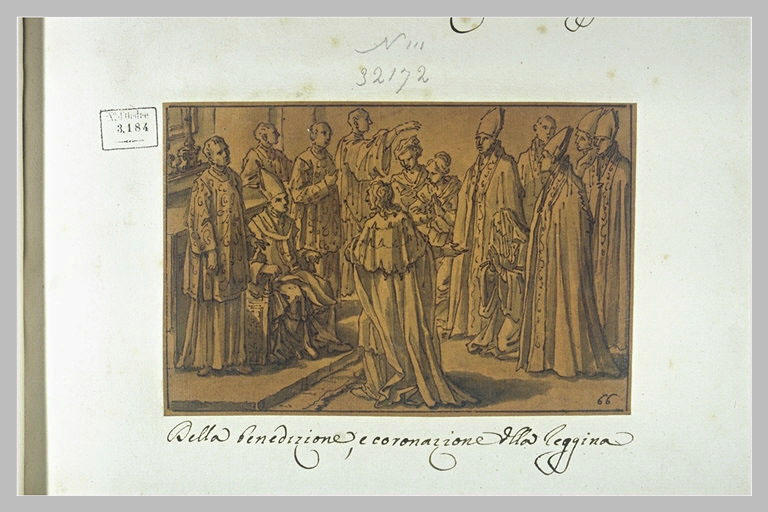 Bénédiction et couronnement d'une reine