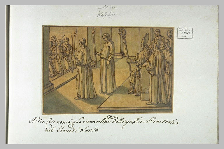 Cérémonie de la réconciliation des pénitents le Jeudi saint