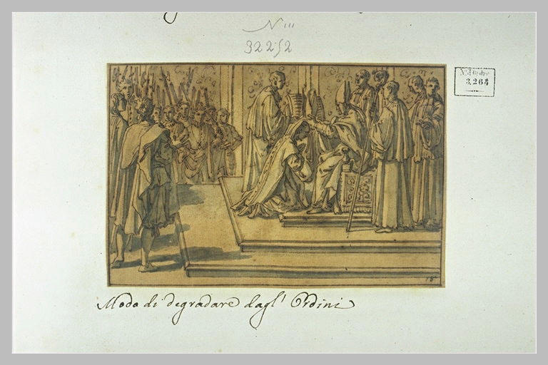 Cérémonie pour la suspension et la réintégration des ordres sacrés