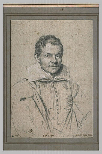 Portrait d'un homme vu de face