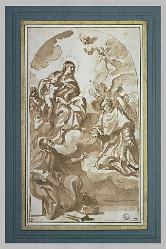 Vierge et l'Enfant avec saint Charles Borromée et saint Ignace de Loyola