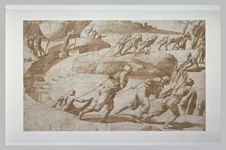 Scène de pêche