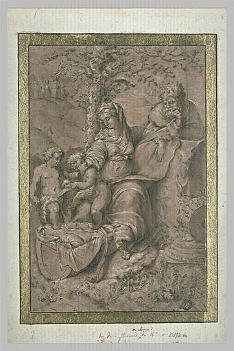 La Sainte Famille au chêne