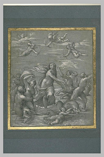 Le Triomphe de Galatée, d'après la fresque de la Loggia de Galatée