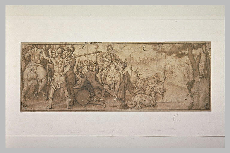 Gédéon jugeant de la valeur de ses soldats par leur manière de boire