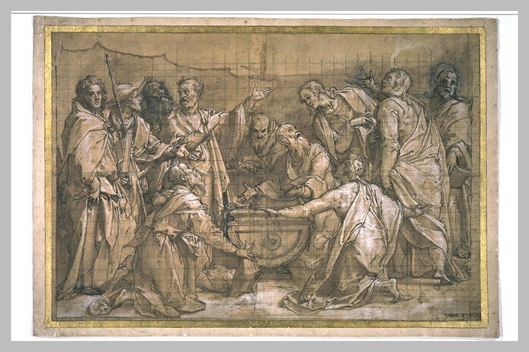 Les apôtres au tombeau de la Vierge