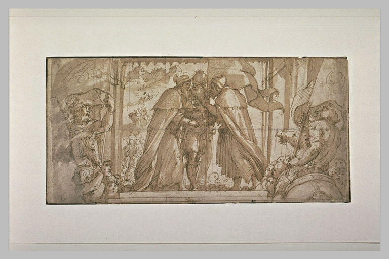 Entrevue de deux dignitaires : Union de Florence et de Fiesole