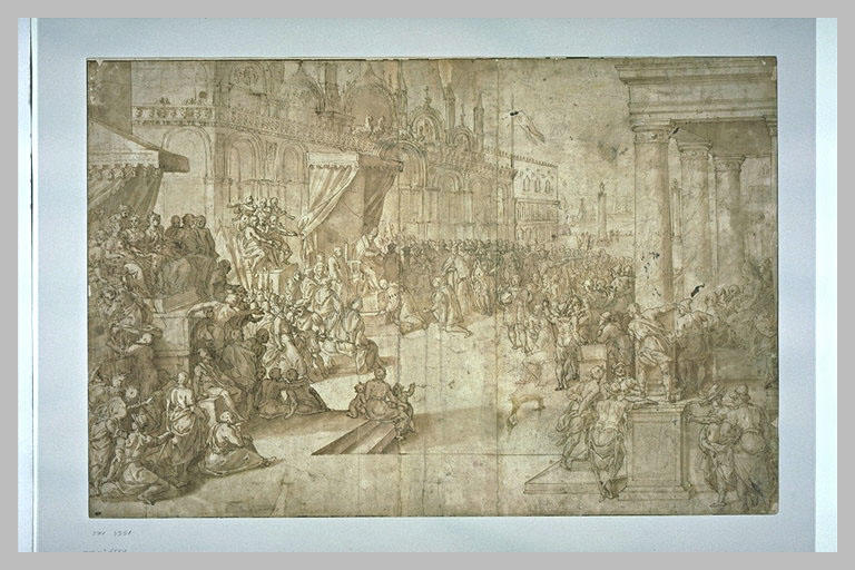 L'empereur Frédéric Ier se soumettant au Pape Alexandre III